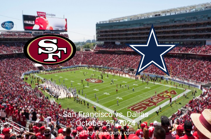 Clash of the Titans San Francisco 49ers Host Dallas Cowboys on October 27 2024